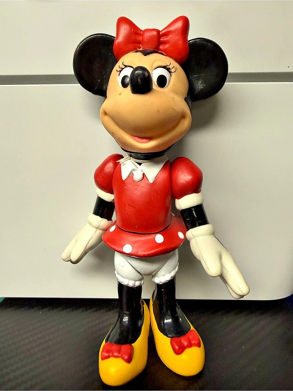Disney Vintage Minnie Mouse Collectible Plastic Toy